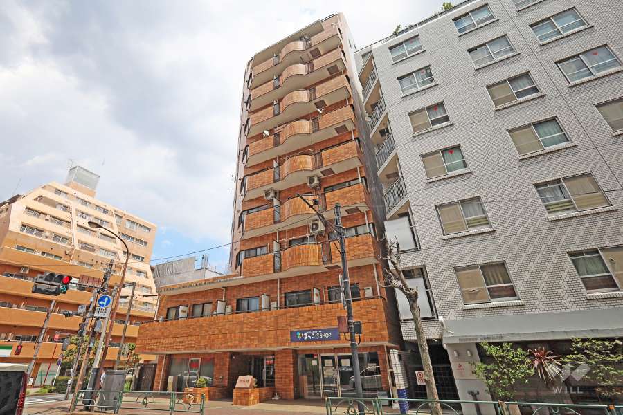 ヴィザージュ三鷹の外観（南西側から）