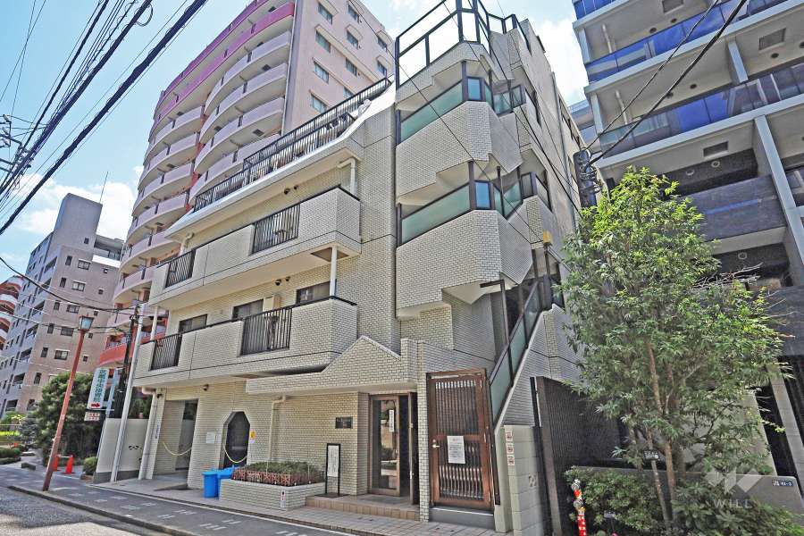 キャニオンマンション三鷹の外観（北東側から）