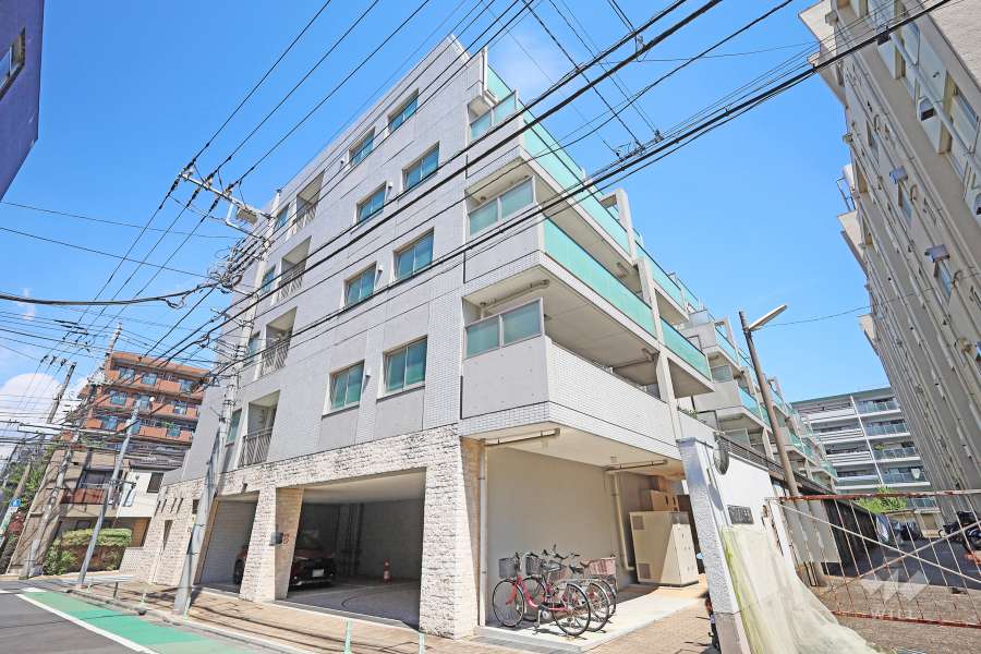 THEパームス三鷹ビバーチェの外観（南西側から）