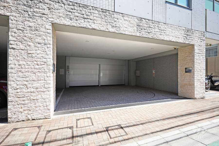 駐車場の出入口