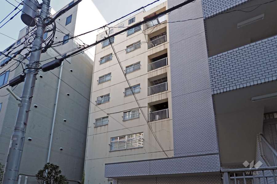 上内ビルの外観（南西側から側から）