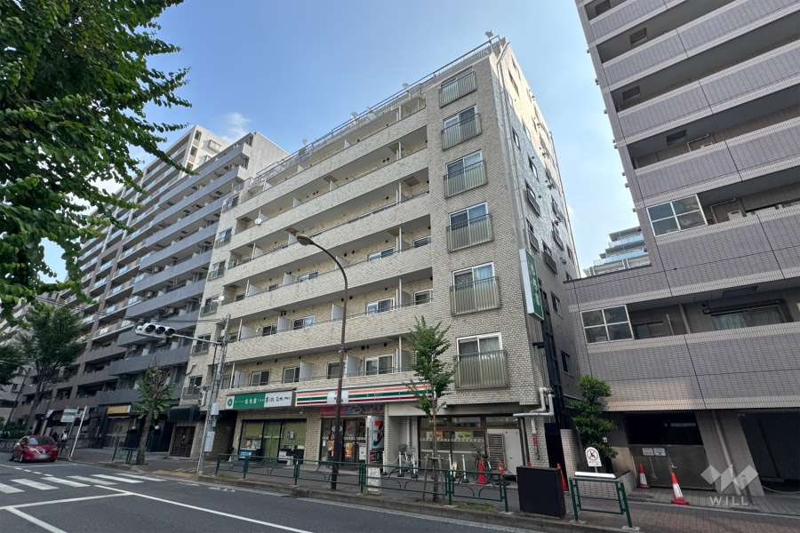 迦葉三鷹マンションの外観（南西側から）