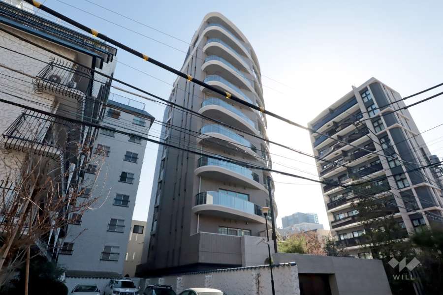 パークコート北青山の外観写真(北西側から)