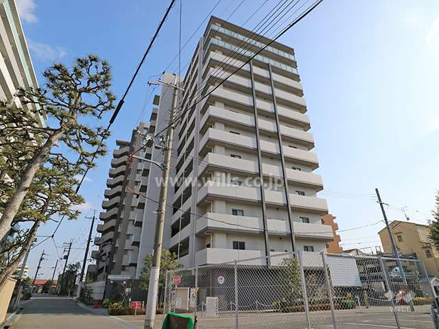 ウェリス伊丹郷町の外観（北西側から）