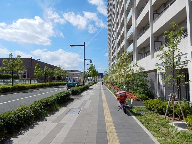 敷地南側の前面道路