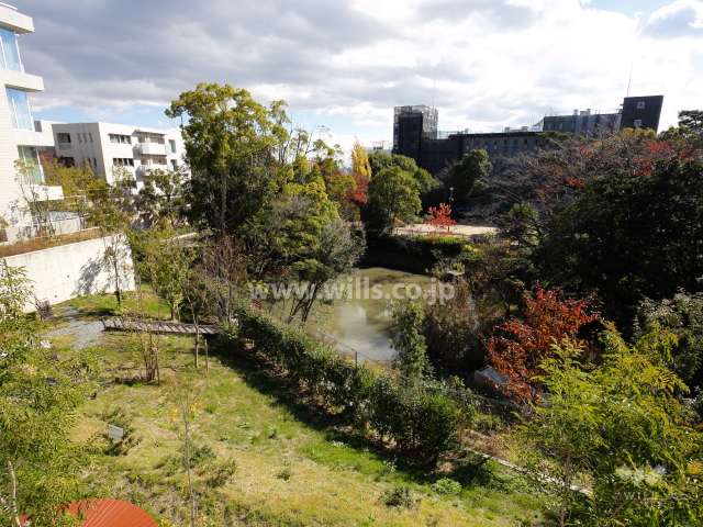 敷地西側には高塚公園、プレイロットがあります。