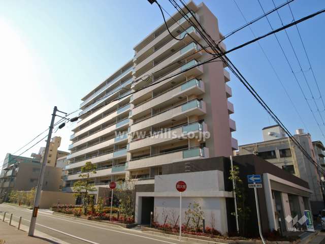 ザ・パークハウス西宮の外観（北東側から）
