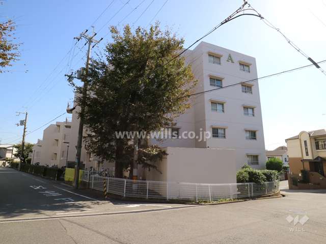 豊中豊松園ハイツの外観(西側から)