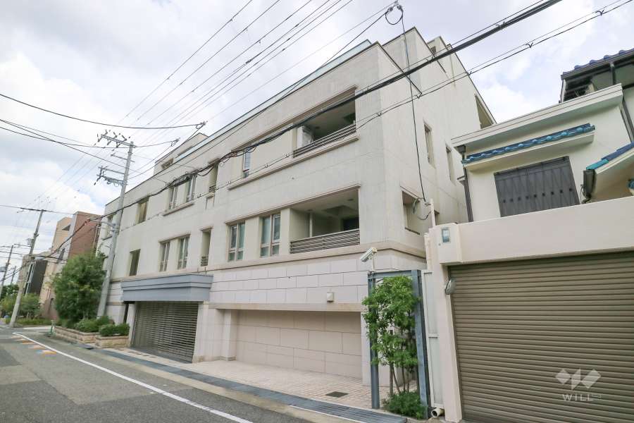 グランドメゾン芦屋船戸町の外観（北西側から）