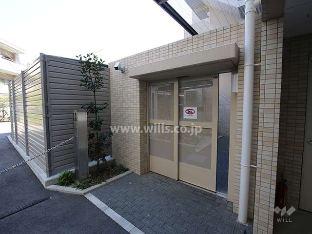 駐輪場の出入り口