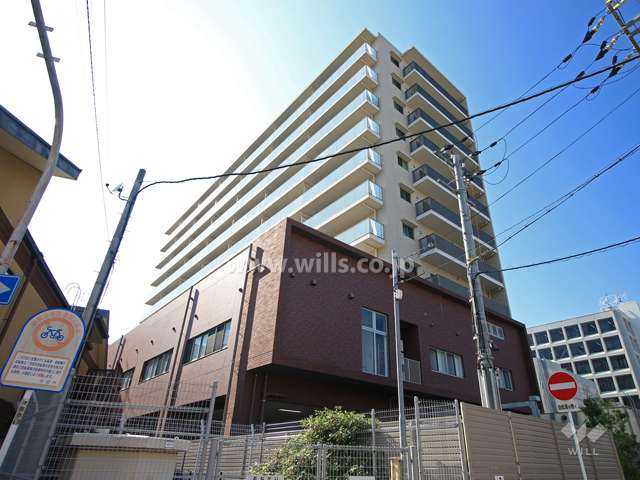 ジオ池田城南1丁目の外観（南東側から）