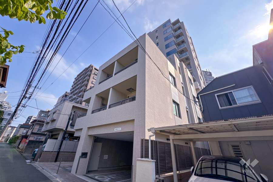 ブランズ三鷹の外観（南西側から）.