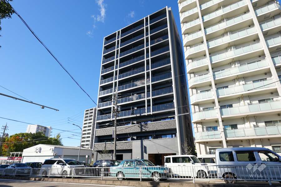 オープンレジデンシア金山熱田Liveの外観(南東側から)