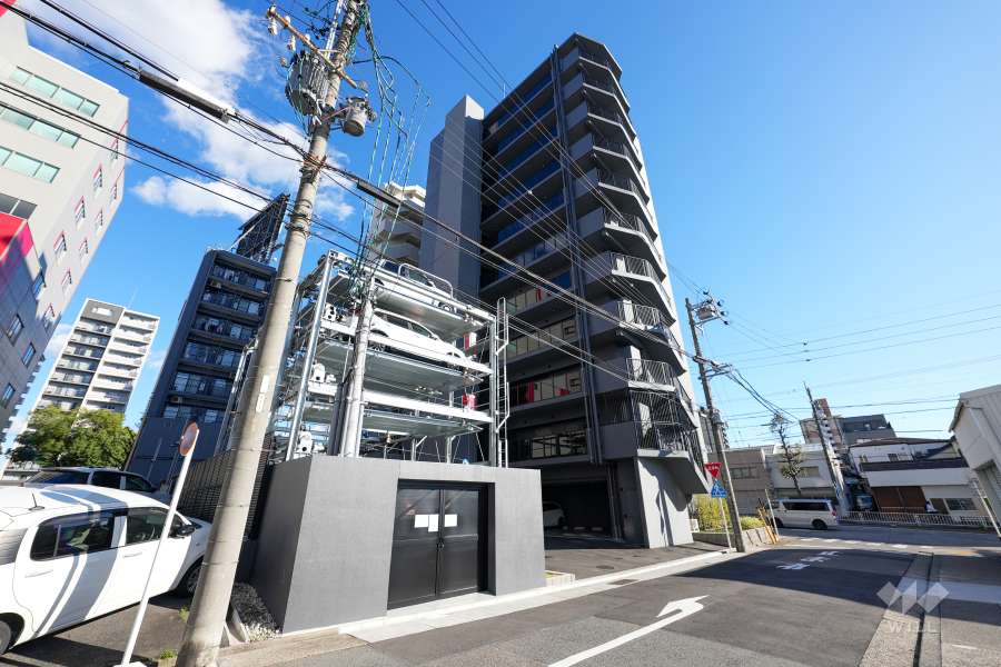 オープンレジデンシア金山熱田Liveの外観(北西側から)