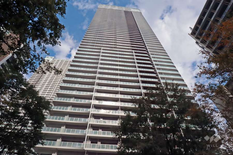 晴海フラッグパークビレッジT棟の外観(南側から)