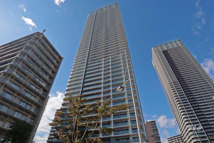 晴海フラッグパークビレッジT棟の外観(東側から)