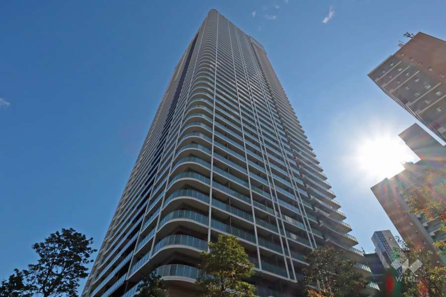 晴海フラッグパークビレッジT棟の外観(北西側から)