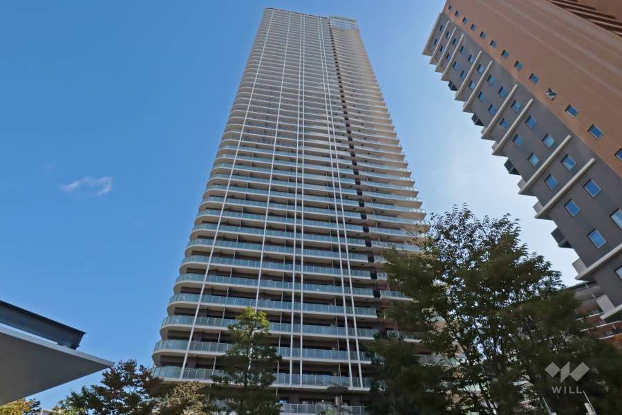 晴海フラッグパークビレッジT棟の外観(西側から)