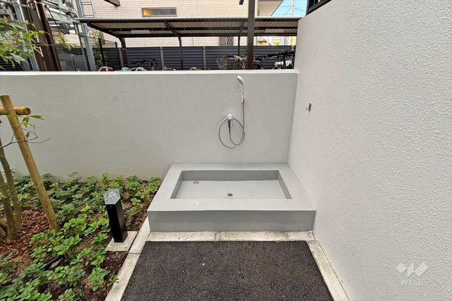 ペット足洗い場