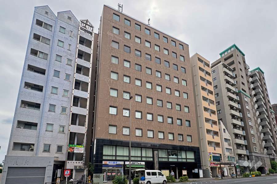 ツインヒルズ茗荷谷の外観（北東側から）
