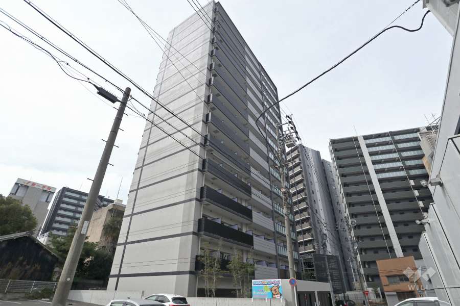 ファステート葵桜通リブレの外観（東側から）