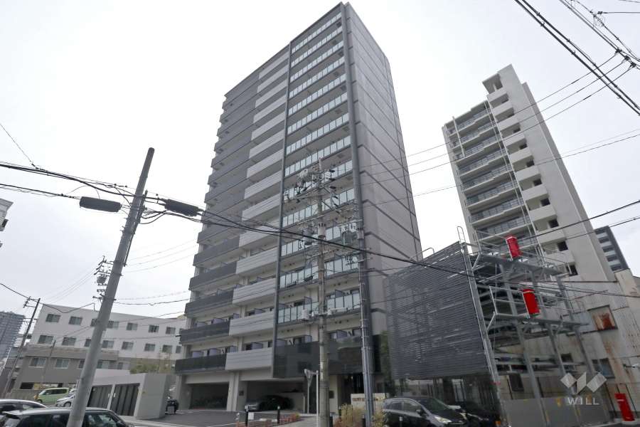 ファステート葵桜通リブレの外観（北側から）