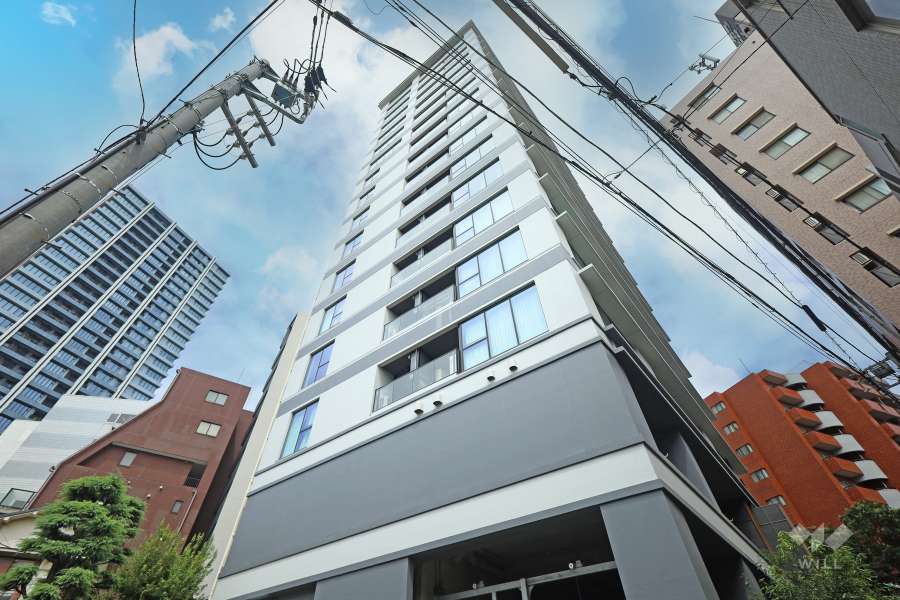 パークホームズ南池袋の外観（南西側から）