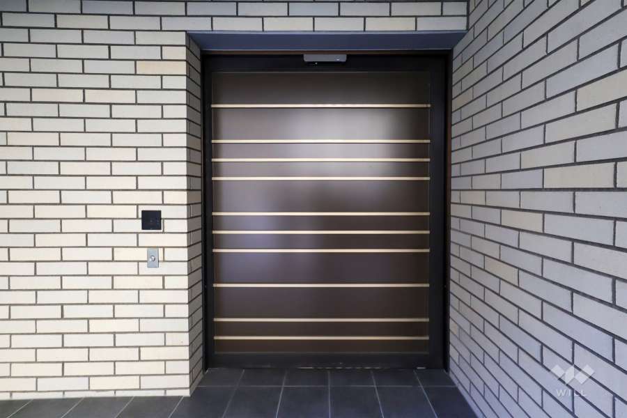 駐輪場の出入口