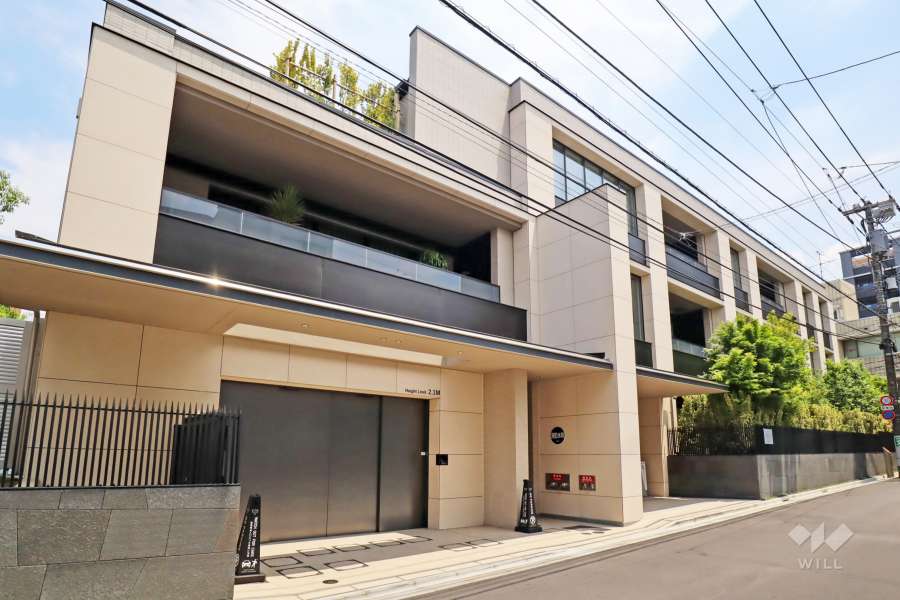 グランドメゾン渋谷大山町の外観(北西側から)