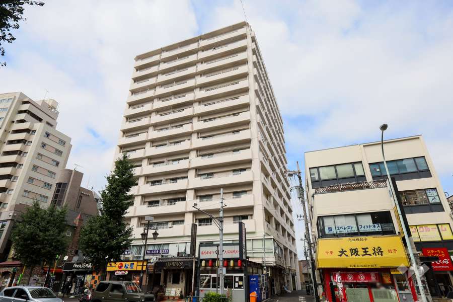 高円寺サマリヤマンションの外観（南東側から）
