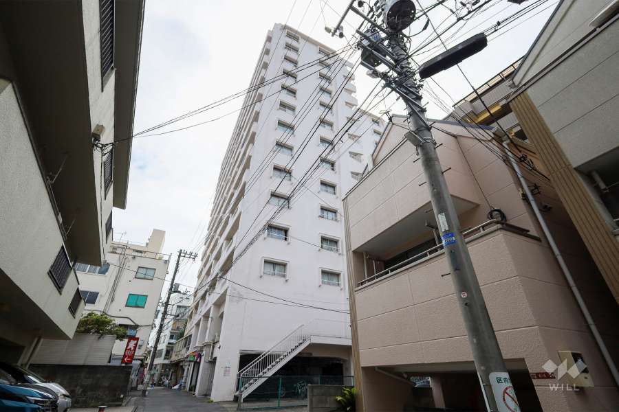 高円寺サマリヤマンションの外観（北東側から）