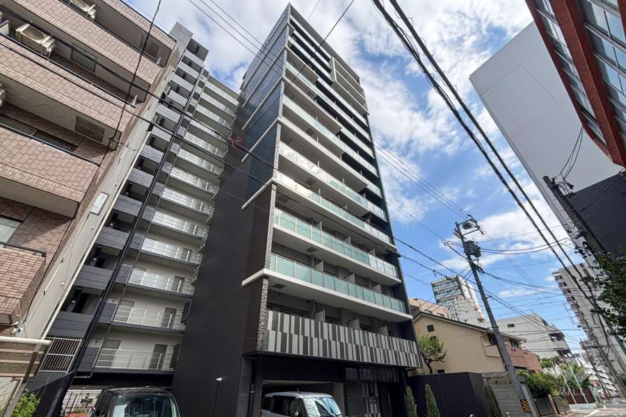 プレサンス千種駅前レイズの外観(南西側から)