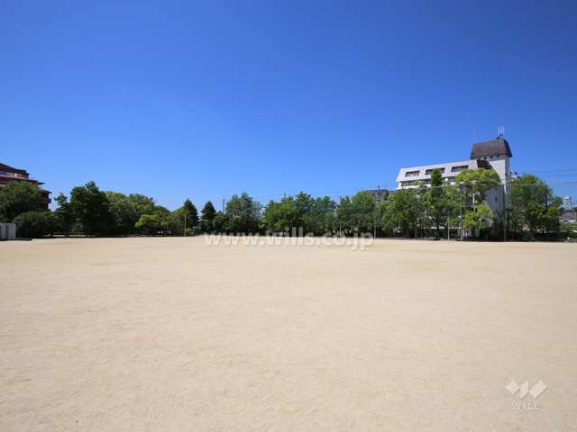 『大曽公園』から見た豊中パークハイツ