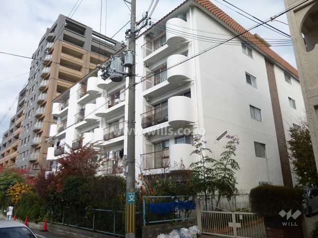 シャルム曽根の外観（南西側から）