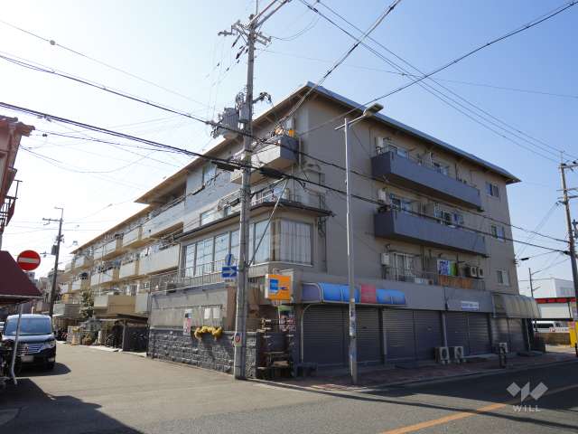 曽根南ハイツの外観（北東側から）