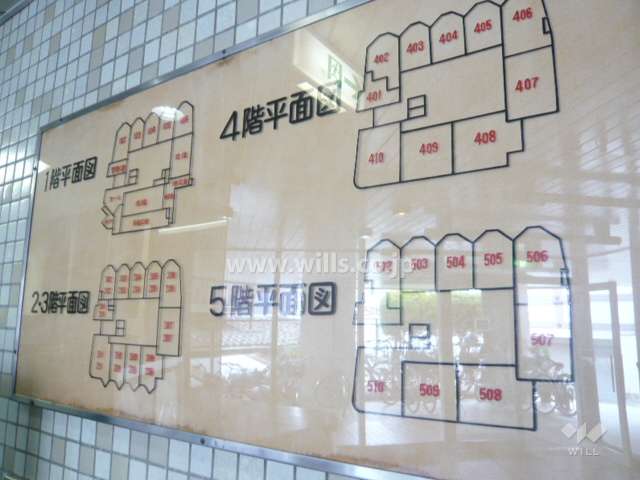 テアトルメゾン豊中の各階平面図