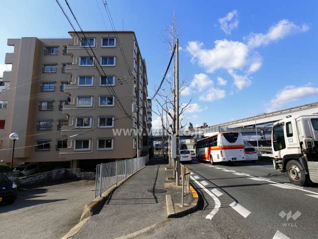 敷地北側の前面道路（中央環状線）