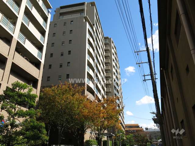 モンセーヌ住吉川公園の外観（南西側から）