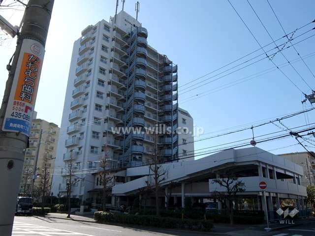 ユニハイム魚崎3号棟の外観（北東側から）