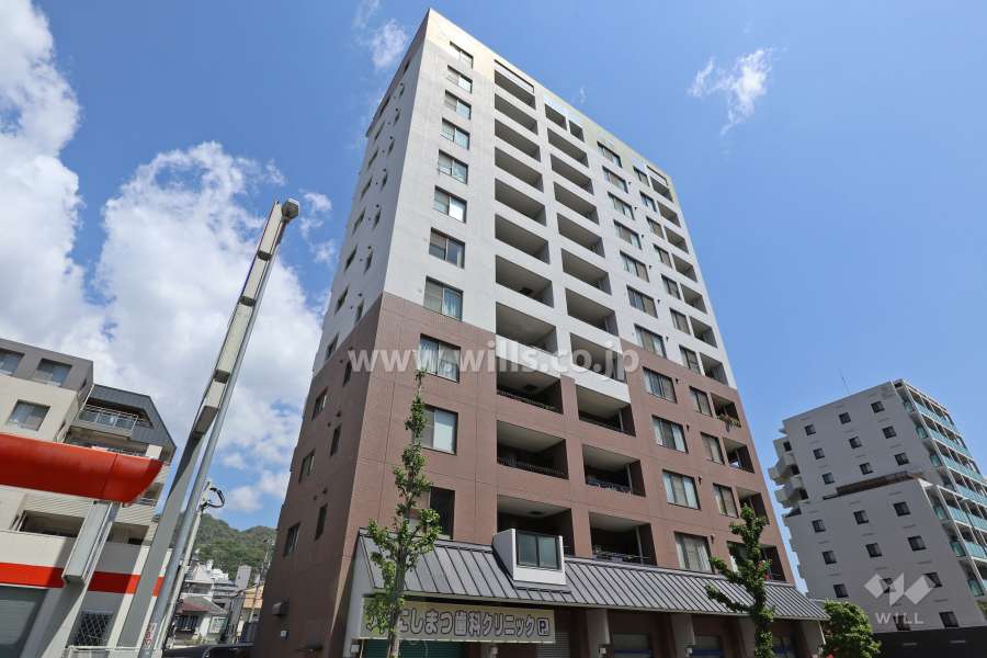 メゾン本山中町EASTの外観（南西側から）