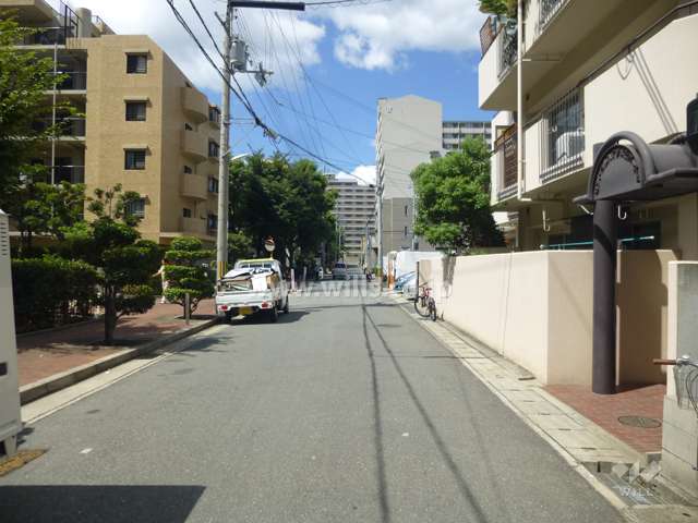 敷地南側の前面道路