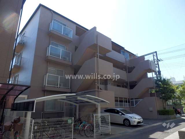 コムーネ本山田中町弐番館の外観（北東側から）