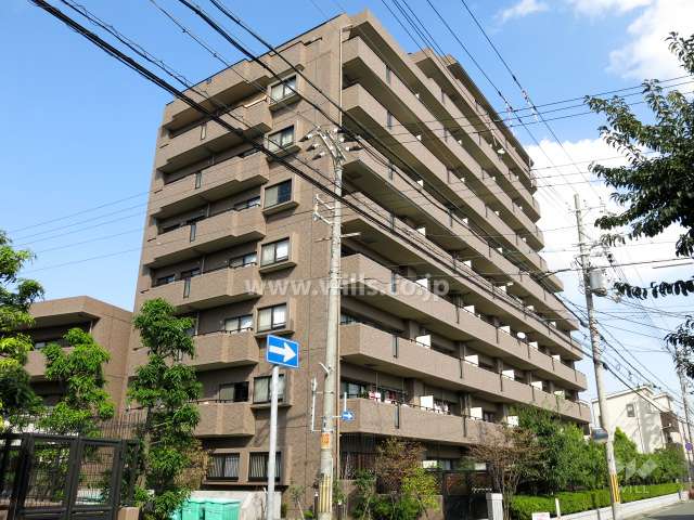 ライオンズガーデン魚崎壱番館の外観（南西側から）