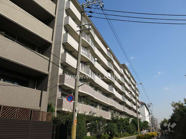 魚崎南パークホームズ弐番館の外観（南西側から）