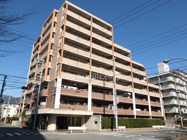 アルス魚崎の外観（南西側から）