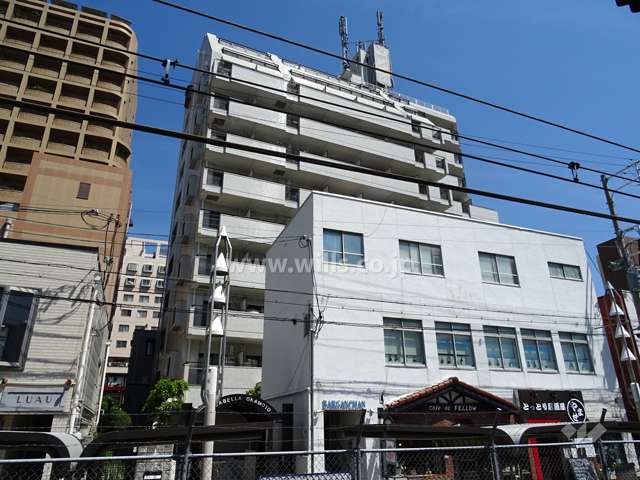 カサベラ岡本の外観（南西側から）