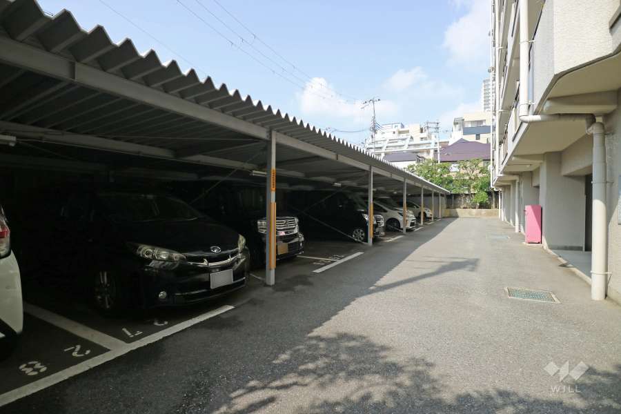 敷地内駐車場（屋外平面式・屋根付き）