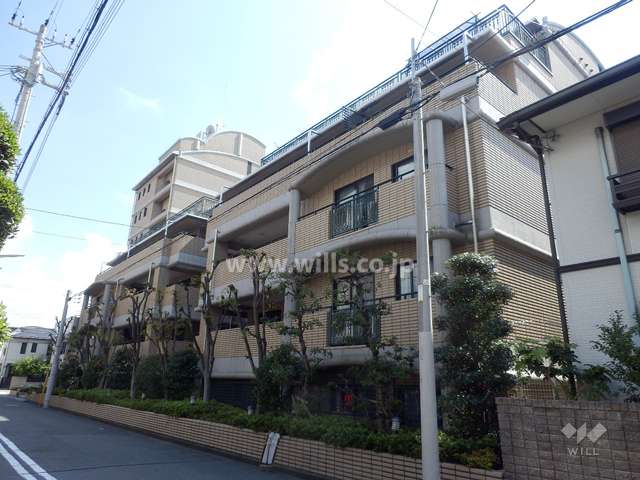 クラウンハイム本山セレネートの外観（北西側から）