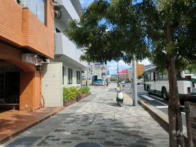 敷地南側の前面道路（国道2号線）