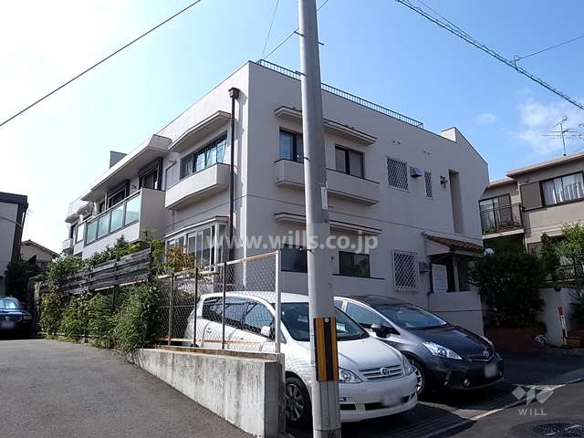 サテライト岡本の外観（南東側から）